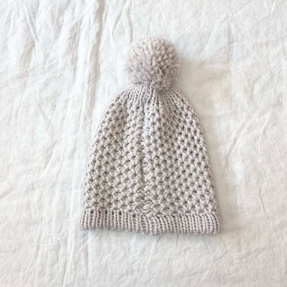 Lord & Taylor Slouching Knit Pom Toque Hat - Picture 14 of 16